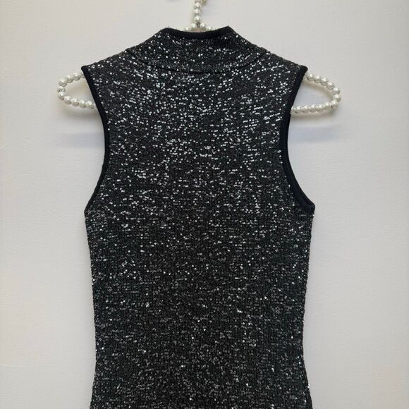 Avec Les Filles Sequin Sleeveless Knit Dress - Picture 9 of 16